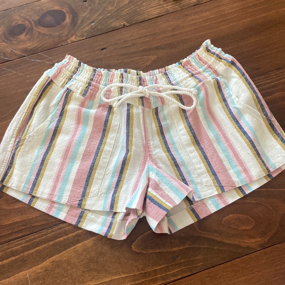ROXY striped beach shorts